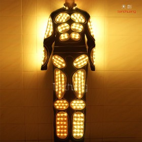 Full color luminous dance led suit costume